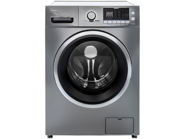 Lava e Seca Midea 11kg Storm Wash LSD11X1 Inverter - 16 Programas de Lavagem Grafite Metálico Menor preço em Lava e Seca Midea 11kg Storm Wash LSD11X1 Inverter - 16 Programas de Lavagem Grafite Metálico