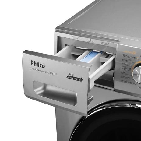 Lava e Seca Philco 12Kg 16 Programas Inox PLS12T 127 Volts