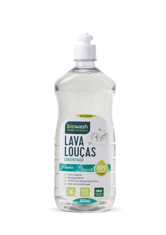 Lava Louças Detergente Natural Menta 650ml BioWash Menor preço em Lava Louças Detergente Natural Menta 650ml BioWash