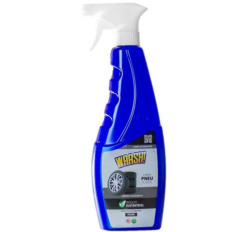 Lava Pneu Seco Pretinho Gel Limpa Borracha Automotivo 500ml - Waash Menor preço em Lava Pneu Seco Pretinho Gel Limpa Borracha Automotivo 500ml - Waash