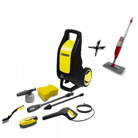 Lavadora de Alta Pressão Karcher K3 Black + Mop Vassoura Spray Wap 220V Menor preço em Lavadora de Alta Pressão Karcher K3 Black + Mop Vassoura Spray Wap 220V