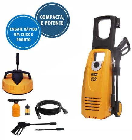 Lavadora de Alta Pressão Wap Eco Wash Kit Casa  110V é boa?