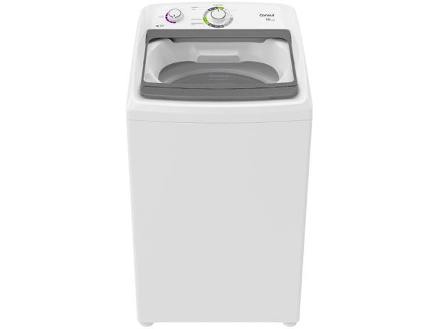 Lavadora de Roupas Consul 11kg Cesto Inox - 15 Programas de Lavagem Branca CWH11 ABBNA