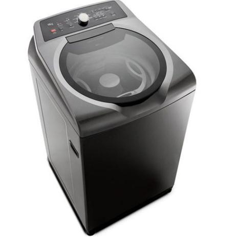 Lavadora de Roupas Double Wash 15Kg Grafite Brastemp 220V Menor preço em Lavadora de Roupas Double Wash 15Kg Grafite Brastemp 220V