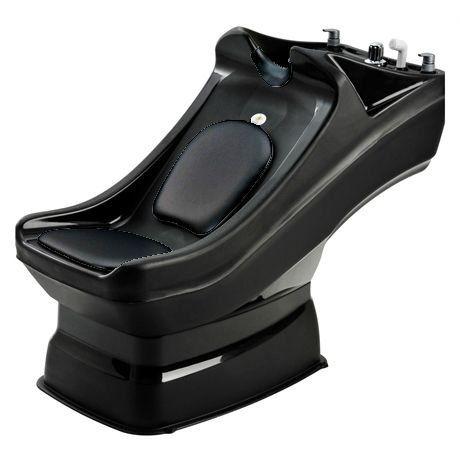 Lavatório Italiano Veron de Cabelo para Salão de Beleza, Preto - Dompel Menor preço em Lavatório Italiano Veron de Cabelo para Salão de Beleza, Preto - Dompel