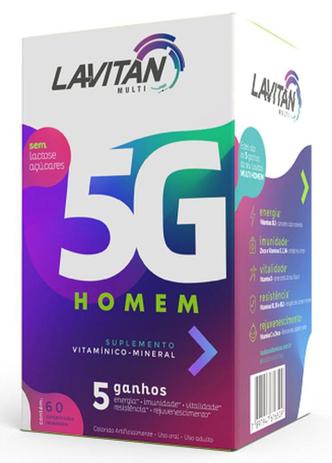 Lavitan 5G Homem Multivitamínico 60 comprimidos - Cimed Menor preço em Lavitan 5G Homem Multivitamínico 60 comprimidos - Cimed
