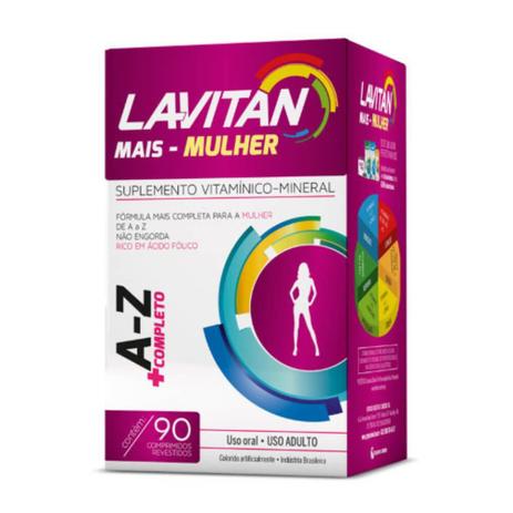 Lavitan Az Mais Mulher Suplemento Vitamínico C/90 Menor preço em Lavitan Az Mais Mulher Suplemento Vitamínico C/90