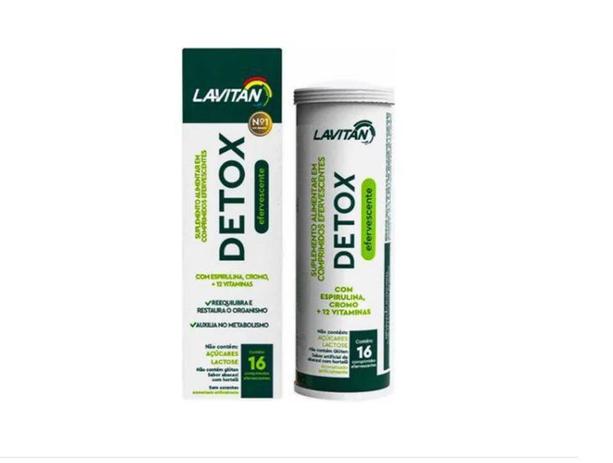 Lavitan Detox Efervescente com 16 Comprimidos - Cimed Menor preço em Lavitan Detox Efervescente com 16 Comprimidos - Cimed