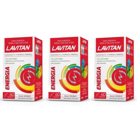 Lavitan Energia Suplemento Vitamínico C/60 (Kit C/03) é boa?