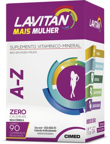 Lavitan mais a-z mulher 90 comp - Lavitan vitaminas Menor preço em Lavitan mais a-z mulher 90 comp - Lavitan vitaminas