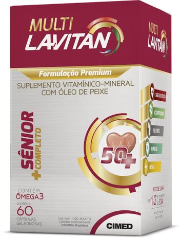 Menor preço em Lavitan multi senior 50+ 60 comp - Lavitan vitaminas