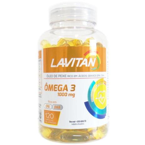Lavitan ômega 3 1000mg - 120 cápsulas - Cimed consumo Menor preço em Lavitan ômega 3 1000mg - 120 cápsulas - Cimed consumo