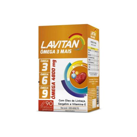 Lavitan ômega 3 mais 90 cápsulas - Cimed Menor preço em Lavitan ômega 3 mais 90 cápsulas - Cimed