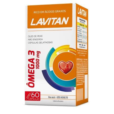 Lavitan Omega3 1000mg 60caps - Cimed Menor preço em Lavitan Omega3 1000mg 60caps - Cimed