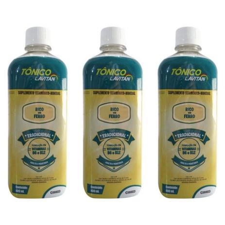 Lavitan Tônico Tradicional Suplemento Vitamínico 400ml (Kit C/03) é boa?
