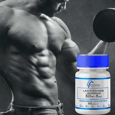 Laxosterone 50mg + Bioperine 5mg 60 Cápsulas - Ffarma Menor preço em Laxosterone 50mg + Bioperine 5mg 60 Cápsulas - Ffarma