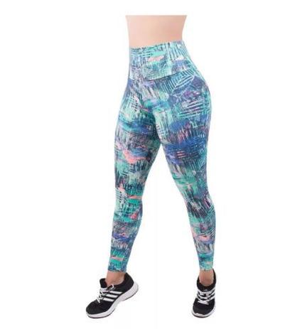 Legging Color Gym em Suplex de Poliamida Liso - Donna Carioca