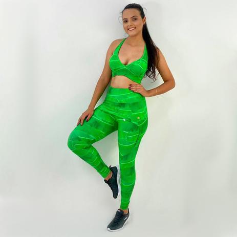 Legging Com Saia Feminina Para Academia Estampada Novidade - Cristina  Confecções - Calça Legging - Magazine Luiza