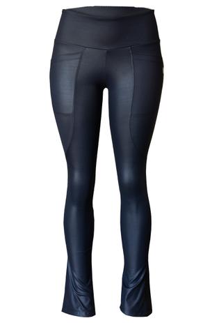 calça legging preta flare