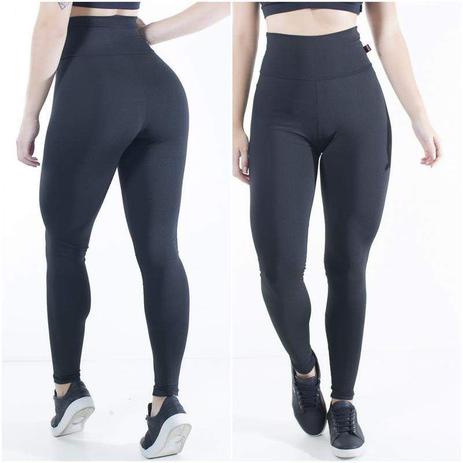Calça Legging Preta Mulheres Altas - Comprimento Personalizado - Monnieri  Fit Wear