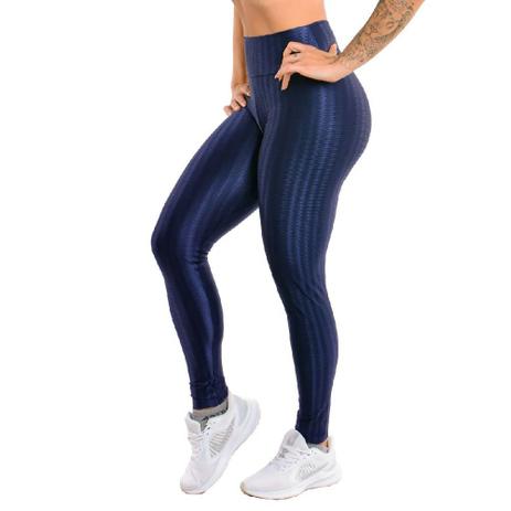 Legging Selene 3D Fitness Feminino - Azul - Calça Legging - Magazine Luiza