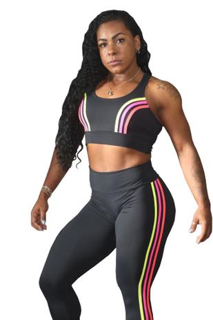 roupa fitness neon