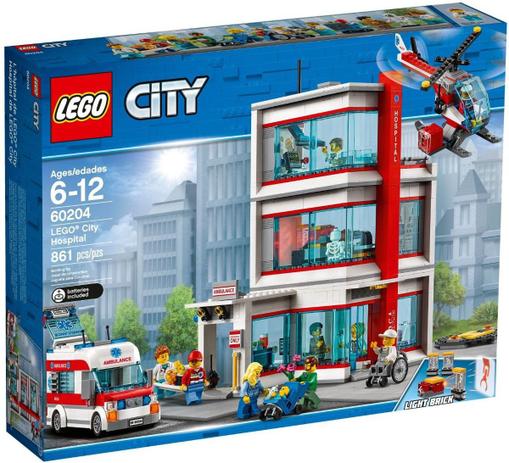 Lego 60204 City - Hospital da Cidade Lego City -861 peças Menor preço em Lego 60204 City - Hospital da Cidade Lego City -861 peças