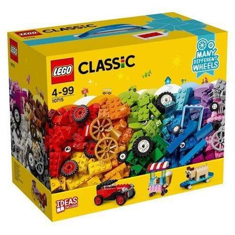 Lego Classic Caixa Peças Sobre Rodas 10715 Menor preço em Lego Classic Caixa Peças Sobre Rodas 10715