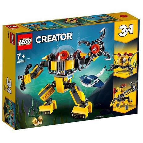Lego Creator Robo Subaquatico 3 em 1 31090 Menor preço em Lego Creator Robo Subaquatico 3 em 1 31090