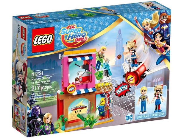 LEGO DC Super Hero Girls - Harley Quinn em Missão de Resgate 217 Peças 41231 Menor preço em LEGO DC Super Hero Girls - Harley Quinn em Missão de Resgate 217 Peças 41231