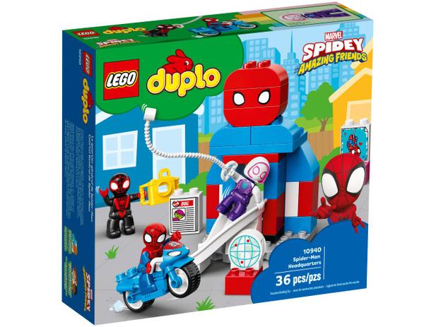 LEGO Duplo Marvel O Quartel do Homem-Aranha - 36 Peças 10940 Menor preço em LEGO Duplo Marvel O Quartel do Homem-Aranha - 36 Peças 10940