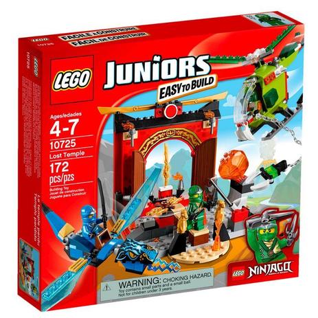 Lego Juniors - Ninjago O Templo Perdido 10725 Menor preço em Lego Juniors - Ninjago O Templo Perdido 10725