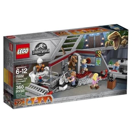 LEGO Jurassic World - Perseguição de Raptor - 75932 Menor preço em LEGO Jurassic World - Perseguição de Raptor - 75932