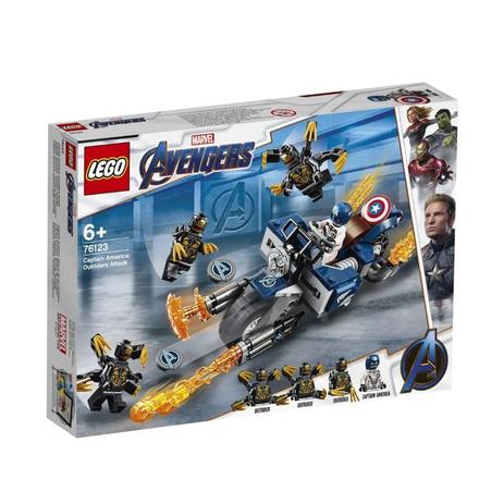 LEGO Marvel Super Heroes - 76123 - Capitão América: Ataque Outriders Menor preço em LEGO Marvel Super Heroes - 76123 - Capitão América: Ataque Outriders