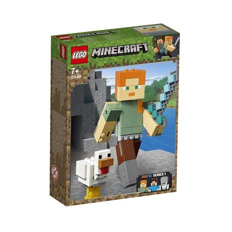 Lego Minecraft Grande Alex Com A Galinha 21149 Menor preço em Lego Minecraft Grande Alex Com A Galinha 21149