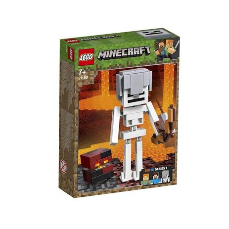Lego Minecraft Grande Esqueleto Com O Cubo Magma 21150 Menor preço em Lego Minecraft Grande Esqueleto Com O Cubo Magma 21150
