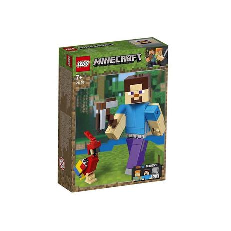 Lego Minecraft Grande Steve Com O Papagaio 21148 Menor preço em Lego Minecraft Grande Steve Com O Papagaio 21148