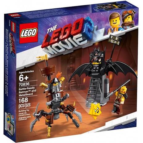 Lego Movie 2 Batman e Barba de Ferro Prontos p Batalha 70836 Menor preço em Lego Movie 2 Batman e Barba de Ferro Prontos p Batalha 70836