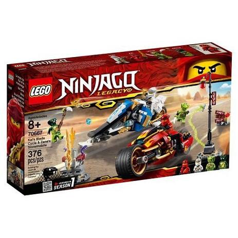 Lego Ninjago Legacy a Motocicleta de Espadas de Kai e o JET SKI de Neve de Zane 70667 Menor preço em Lego Ninjago Legacy a Motocicleta de Espadas de Kai e o JET SKI de Neve de Zane 70667