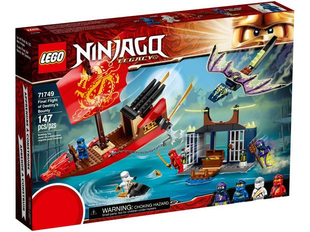 LEGO Ninjago Legacy Voo Final do Barco do Destino - 147 Peças 71749 Menor preço em LEGO Ninjago Legacy Voo Final do Barco do Destino - 147 Peças 71749