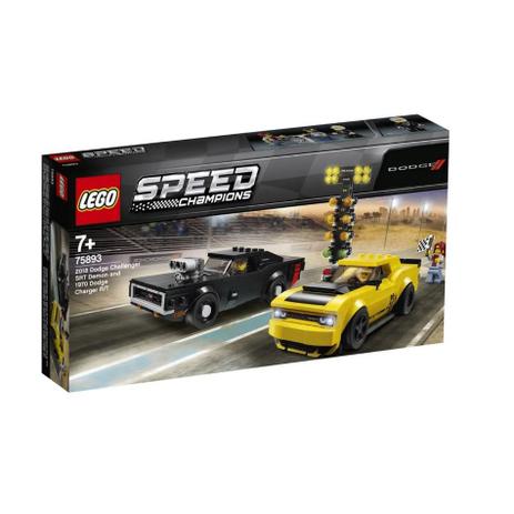 LEGO Speed Champions - 75893 - Dodge SRT Demon 2018 e Dodge 1970 Charge Menor preço em LEGO Speed Champions - 75893 - Dodge SRT Demon 2018 e Dodge 1970 Charge