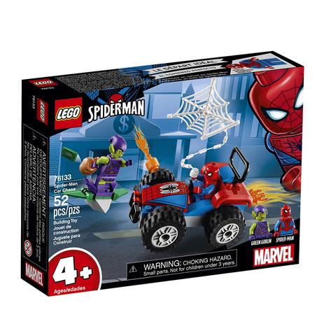 Lego Spider Man Marvel A Perseguição de Carro do Homem Aranha 76133 Menor preço em Lego Spider Man Marvel A Perseguição de Carro do Homem Aranha 76133