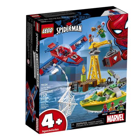 Lego Spider Man Marvel Homem Aranha O Assalto aos Diamantes de Dock Ock 76134 Menor preço em Lego Spider Man Marvel Homem Aranha O Assalto aos Diamantes de Dock Ock 76134