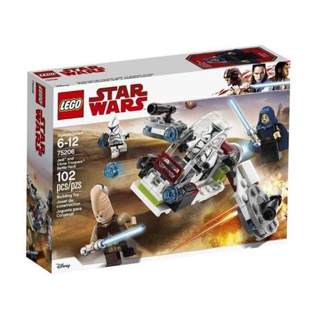 LEGO Star Wars - 75206 - Conjunto de Combate Jedi e Clone Trooper Menor preço em LEGO Star Wars - 75206 - Conjunto de Combate Jedi e Clone Trooper