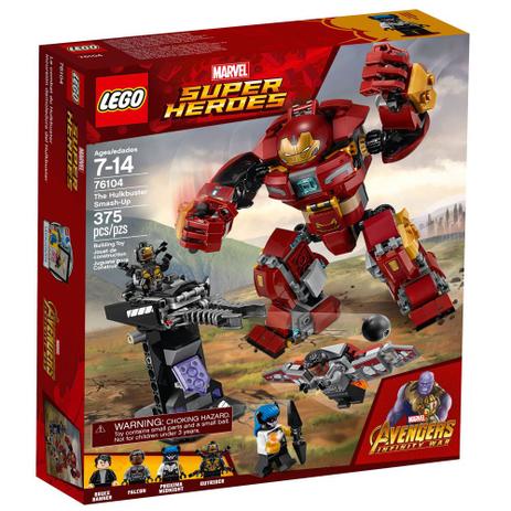 LEGO Super Heroes - Disney - Marvel - Vingadores - Guerra Infinita - Ataque Destruidor Hulkbuster Menor preço em LEGO Super Heroes - Disney - Marvel - Vingadores - Guerra Infinita - Ataque Destruidor Hulkbuster