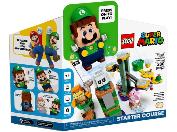 LEGO Super Mario Aventuras com Luigi 280 Peças - 71387 Menor preço em LEGO Super Mario Aventuras com Luigi 280 Peças - 71387