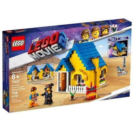 LEGO The Movie - 70831 - A Casa dos Sonhos de Emmet/Foguete de Resgate Menor preço em LEGO The Movie - 70831 - A Casa dos Sonhos de Emmet/Foguete de Resgate