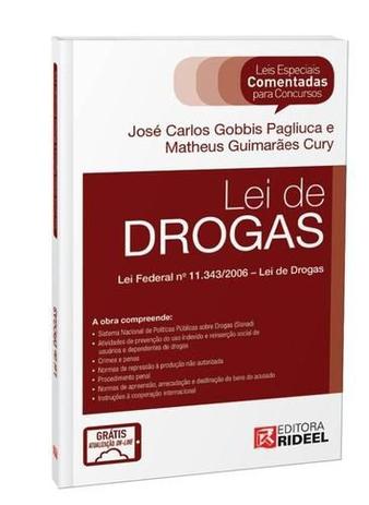 Leis Especiais Comentadas - Lei de Drogas - Rideel Menor preço em Leis Especiais Comentadas - Lei de Drogas - Rideel