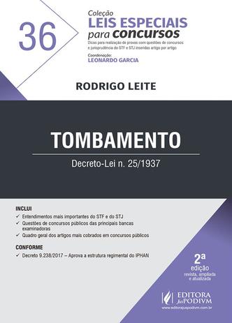 Leis Especiais Para Concursos Volume 36 - Tombamento - Juspodivm Menor preço em Leis Especiais Para Concursos Volume 36 - Tombamento - Juspodivm