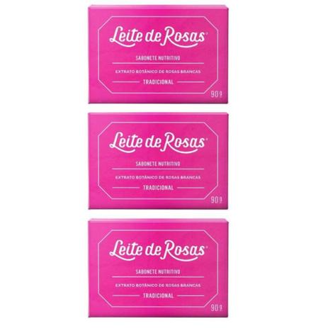 Leite De Rosas Sabonete 90g (Kit C/03) é ruim? Leite De Rosas Sabonete 90g (Kit C/03) é boa?